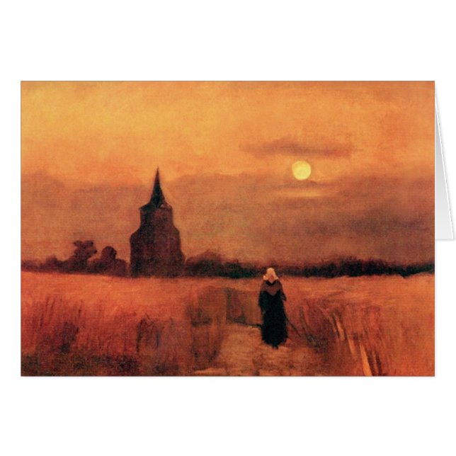 Vincent Van Gogh - Der alte Turm in den Feldern (Vorderseite (Horizontal))