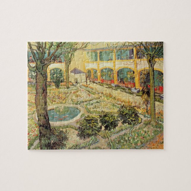 Vincent van Gogh | der Asyl-Garten bei Arles (Horizontal)