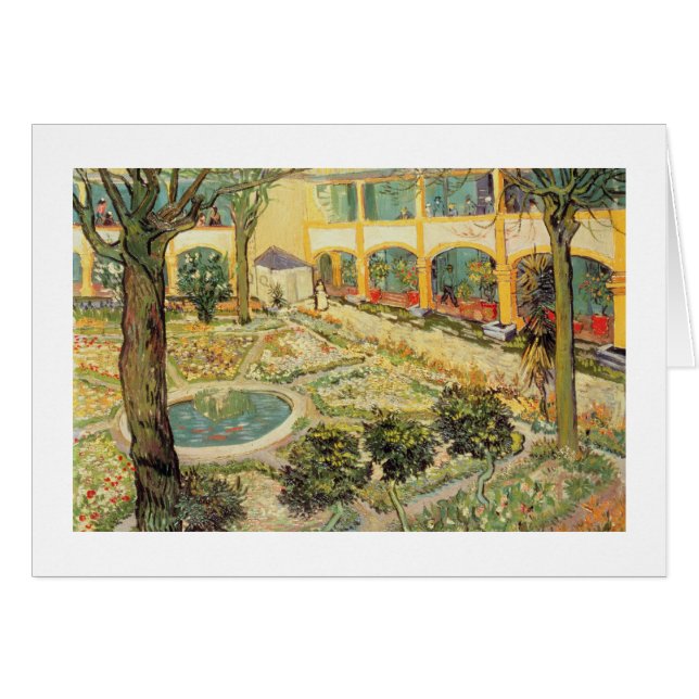 Vincent van Gogh | Der Asylgarten in Arles (Vorderseite (Horizontal))