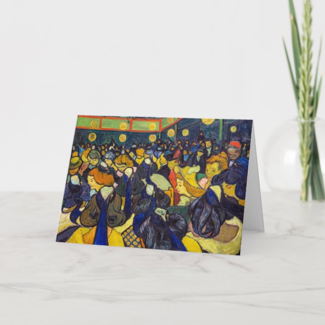 Vincent van Gogh - Der Ballsaal in Arles Karte (Vorderseite)