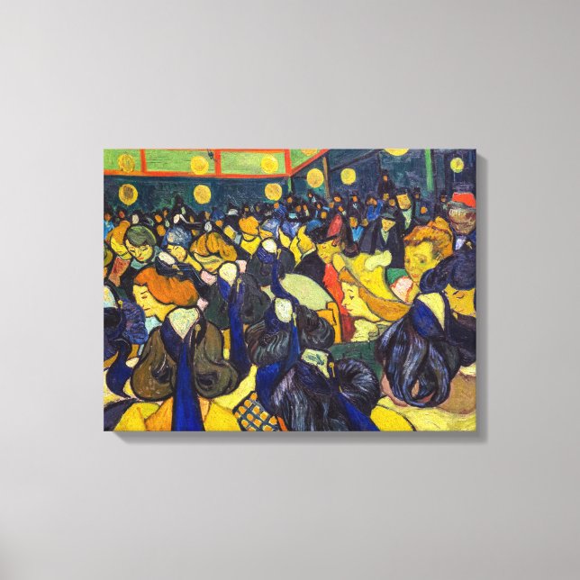 Vincent van Gogh - Der Ballsaal in Arles Leinwanddruck (Vorderseite)