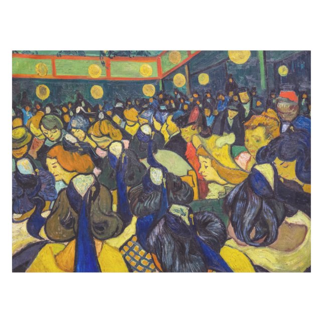Vincent van Gogh - Der Ballsaal in Arles Tischdecke (Vorderseite (Horizontal))