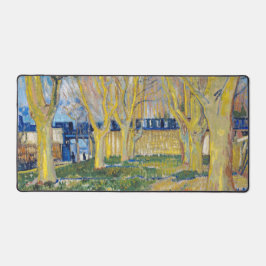 Vincent van Gogh - Der blaue Zug Schreibtischunterlage