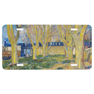 Vincent van Gogh - Der blaue Zug US Nummernschild