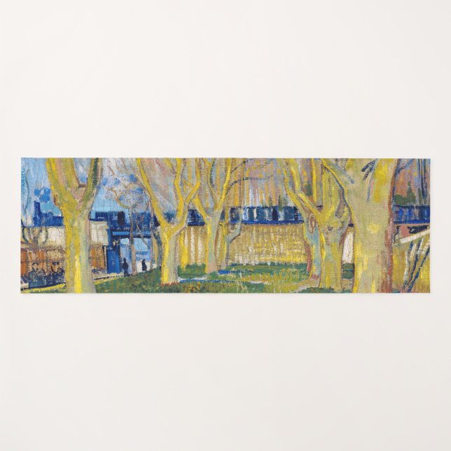 Vincent van Gogh - Der blaue Zug Yogamatte (Vorderseite (Horizontal))
