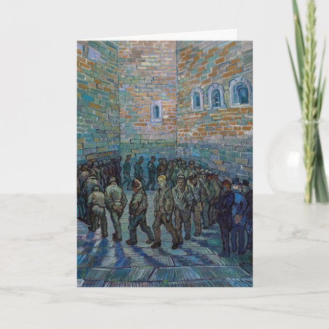 Vincent van Gogh - Der Gefängnishof Karte (Vorderseite)