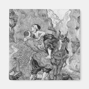Vincent van Gogh   Der gute Samariter Magnet