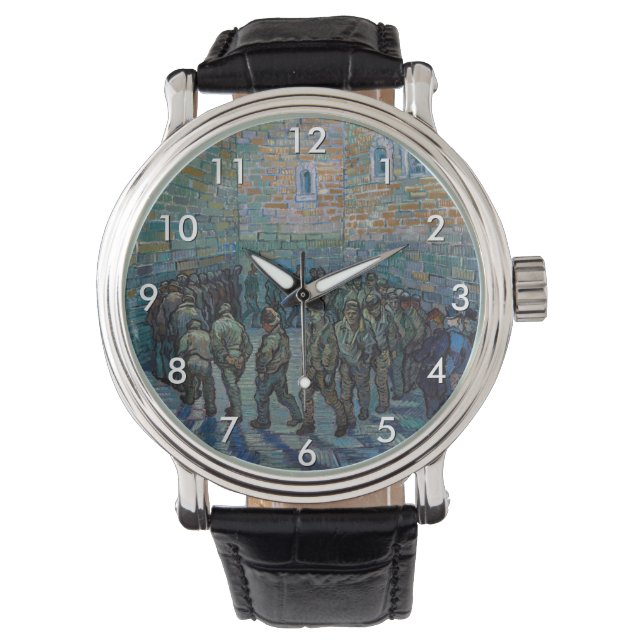 Vincent van Gogh - Der Hof des Gefängnisses Armbanduhr (Vorderseite)