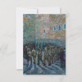 Vincent van Gogh - Der Hof des Gefängnisses Dankeskarte