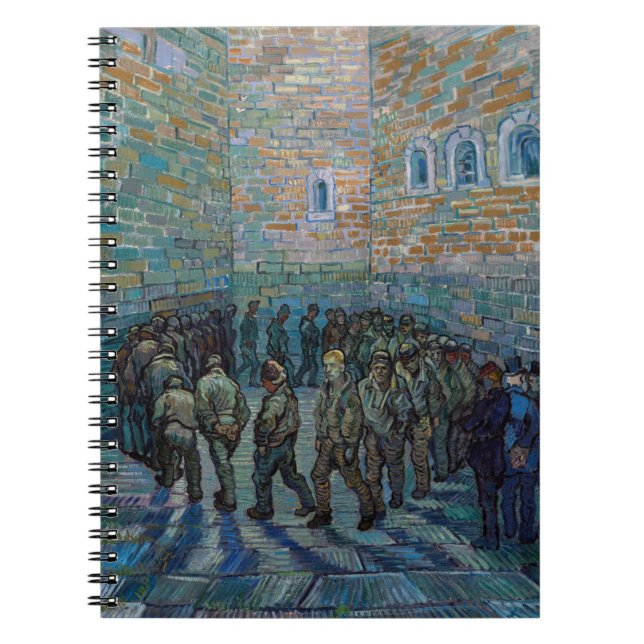 Vincent van Gogh - Der Hof des Gefängnisses Notizblock (Vorderseite)
