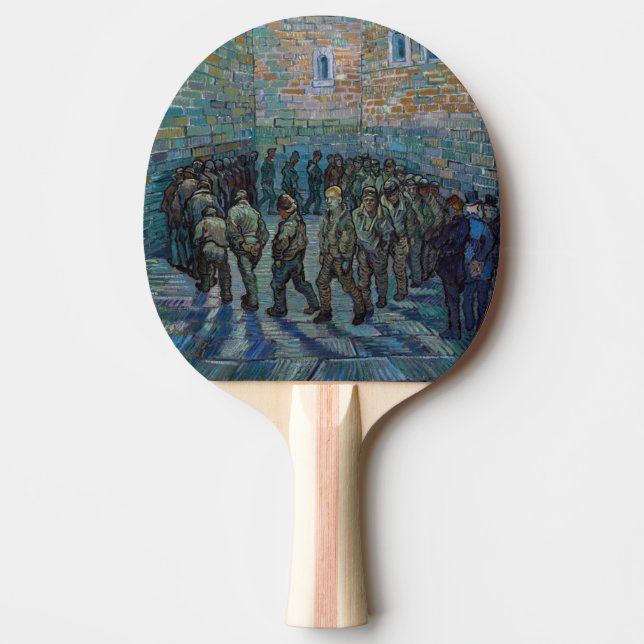Vincent van Gogh - Der Hof des Gefängnisses Tischtennis Schläger (Vorderseite)
