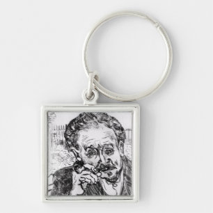 Vincent van Gogh   der Mann mit dem Rohr Schlüsselanhänger