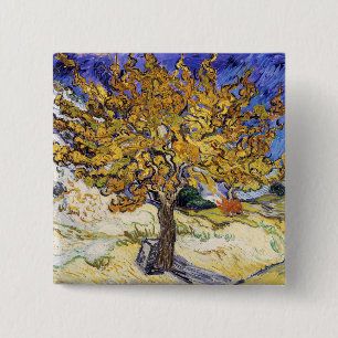 Vincent van Gogh - Der Mulberry-Baum Button