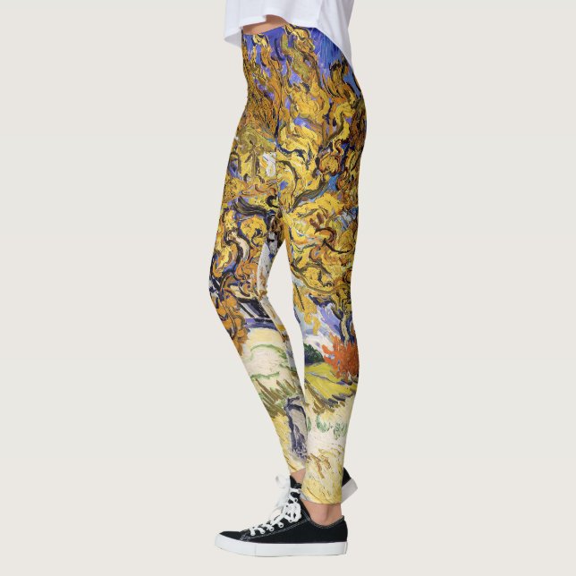 Vincent van Gogh - Der Mulberry-Baum Leggings (Links)