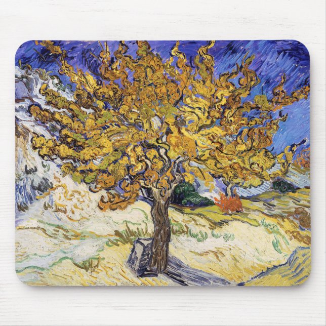 Vincent van Gogh - Der Mulberry-Baum Mousepad (Vorne)