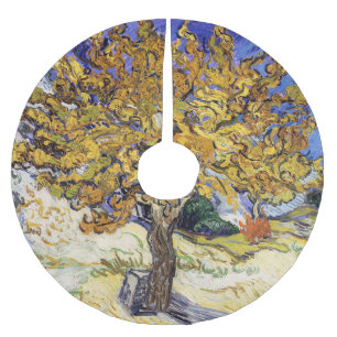 Vincent van Gogh - Der Mulberry-Baum Polyester Weihnachtsbaumdecke