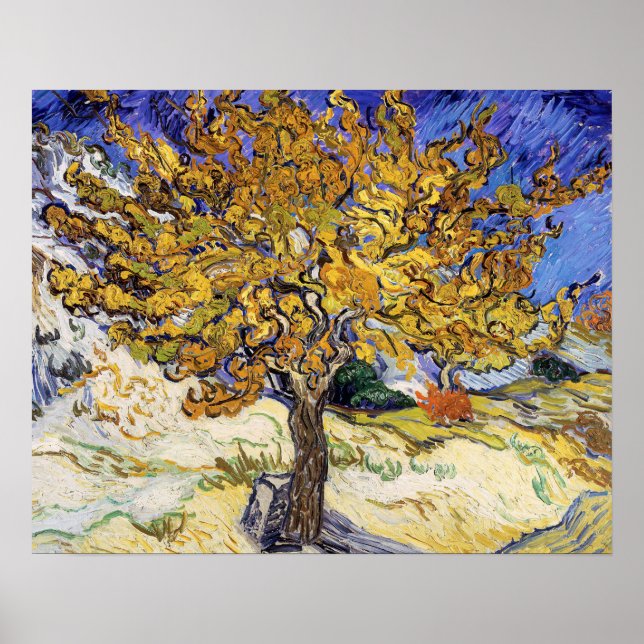 Vincent van Gogh - Der Mulberry-Baum Poster (Vorne)