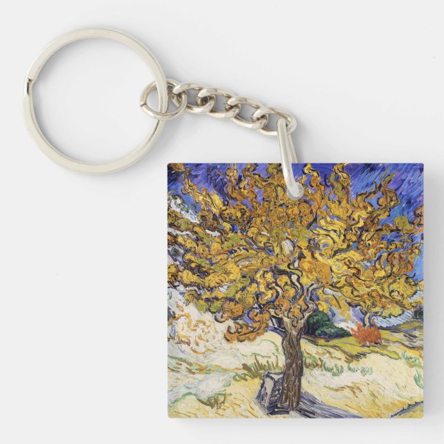 Vincent van Gogh - Der Mulberry-Baum Schlüsselanhänger (Vorderseite)