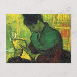 Vincent Van Gogh Der Romanleser 1888 Postkarte