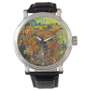 Vincent van Gogh - Der rote Weinberg Armbanduhr