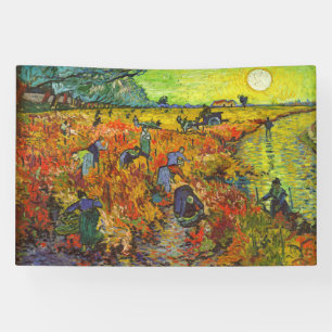 Vincent van Gogh - Der rote Weinberg Banner