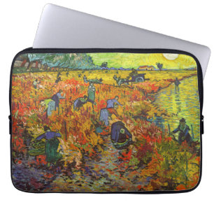 Vincent van Gogh - Der rote Weinberg Laptopschutzhülle