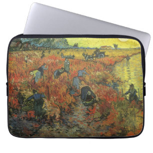 Vincent van Gogh - Der rote Weinberg Laptopschutzhülle
