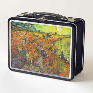 Vincent van Gogh - Der rote Weinberg Metall Brotdose
