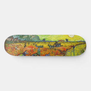 Vincent van Gogh - Der rote Weinberg Skateboard