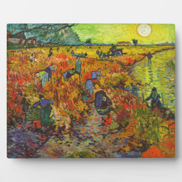 Vincent van Gogh - Der rote Weingarten Fotoplatte