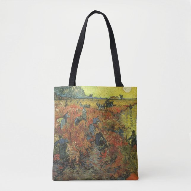 Vincent van Gogh - Der rote Weingarten Tasche (Vorderseite)
