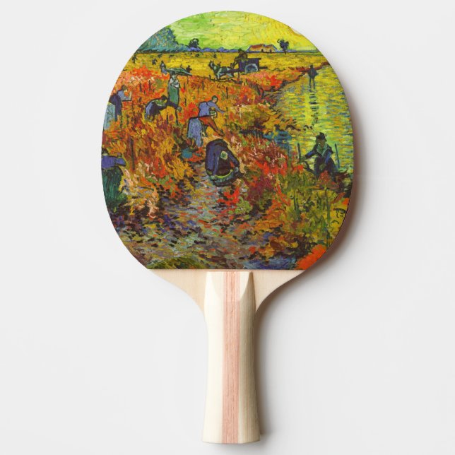 Vincent van Gogh - Der rote Weingarten Tischtennis Schläger (Vorderseite)