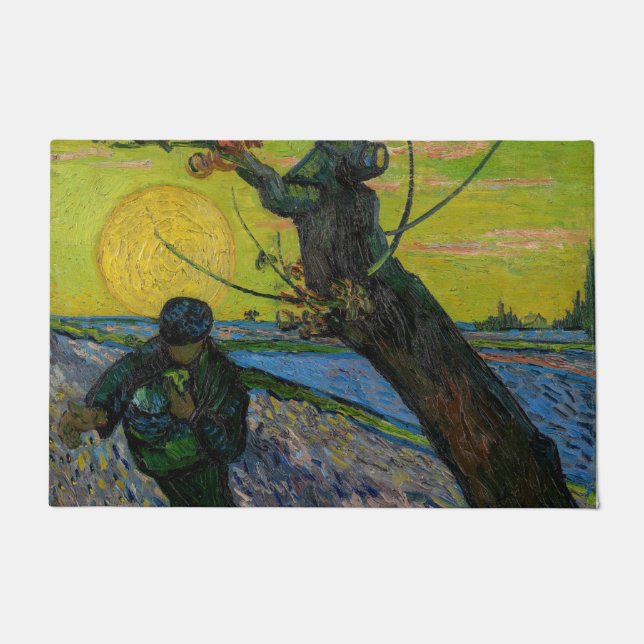 Vincent van Gogh - Der Sämann  Fußmatte (Vorderseite)