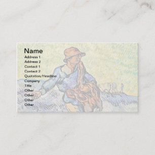 Vincent Van Gogh - Der Sämann - Kunstmalerei Visitenkarte