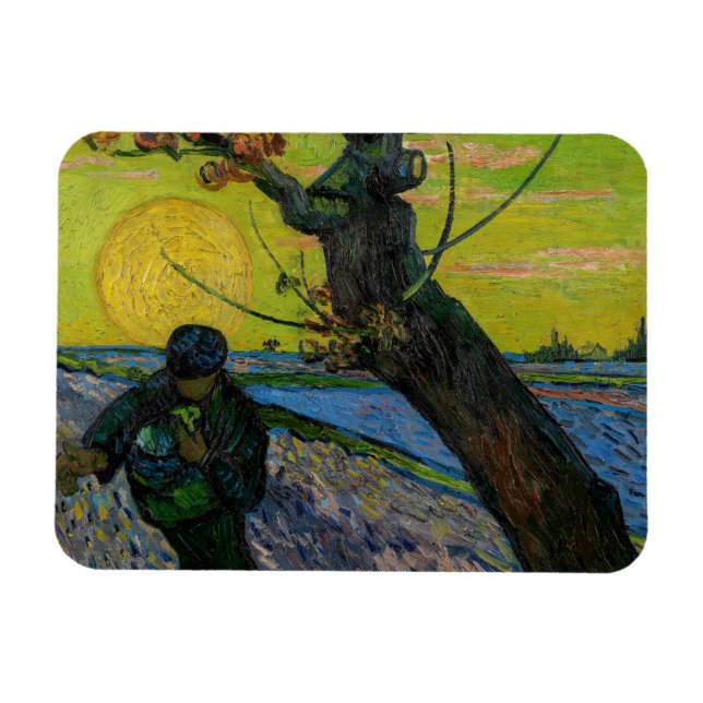 Vincent van Gogh - Der Sämann  Magnet (Horizontal)