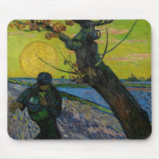 Vincent van Gogh - Der Sämann Mousepad (Vorne)