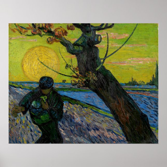 Vincent van Gogh - Der Sämann Poster (Vorne)