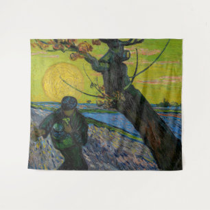 Vincent van Gogh - Der Sämann Wandteppich