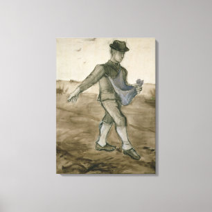 Vincent van Gogh   der Sower, 1881 Leinwanddruck