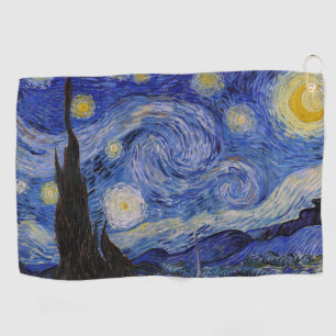 Vincent Van Gogh - Der Sternen Nacht Golfhandtuch