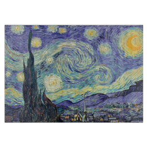 Vincent Van Gogh/ Der Sternenhimmel Schneidebrett