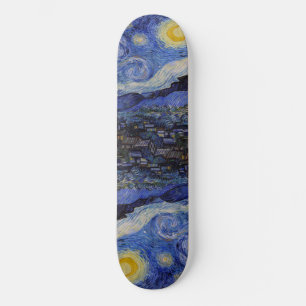 Vincent Van Gogh - Der Sternenhimmel Skateboard