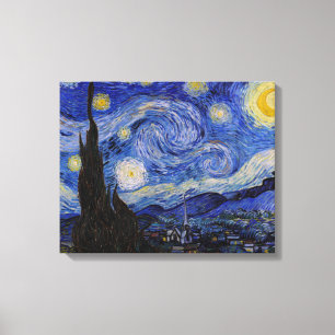 Vincent Van Gogh - Der Sternennacht Leinwanddruck