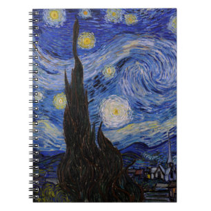 Vincent Van Gogh - Der Sternennacht Notizblock
