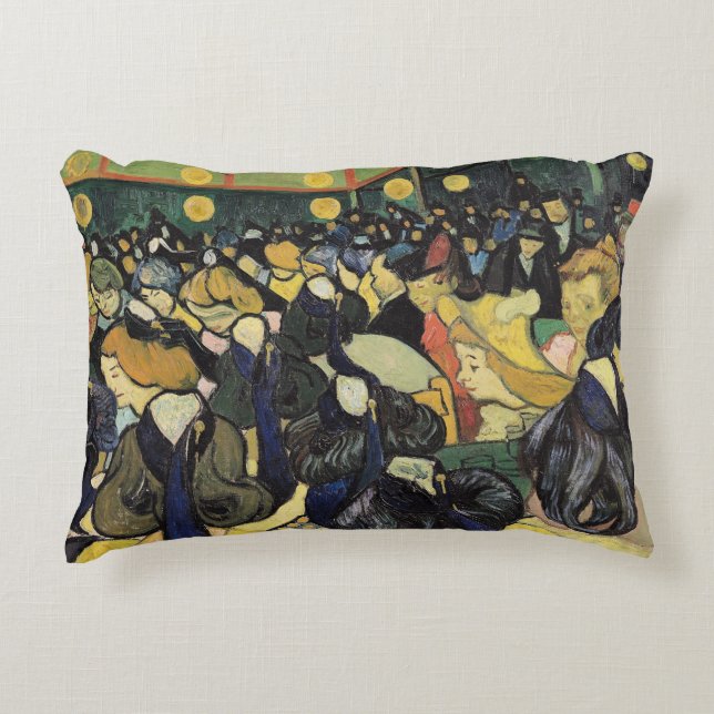 Vincent van Gogh | der Tanz Hall bei Arles, 1888 Dekokissen (Vorderseite)