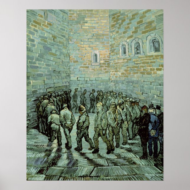 Vincent van Gogh | Der Übungsgarten Poster (Vorne)