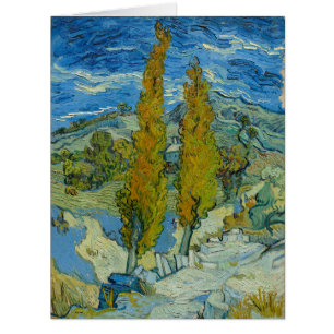 Vincent Van Gogh, deux peupliers dans les Alpilles