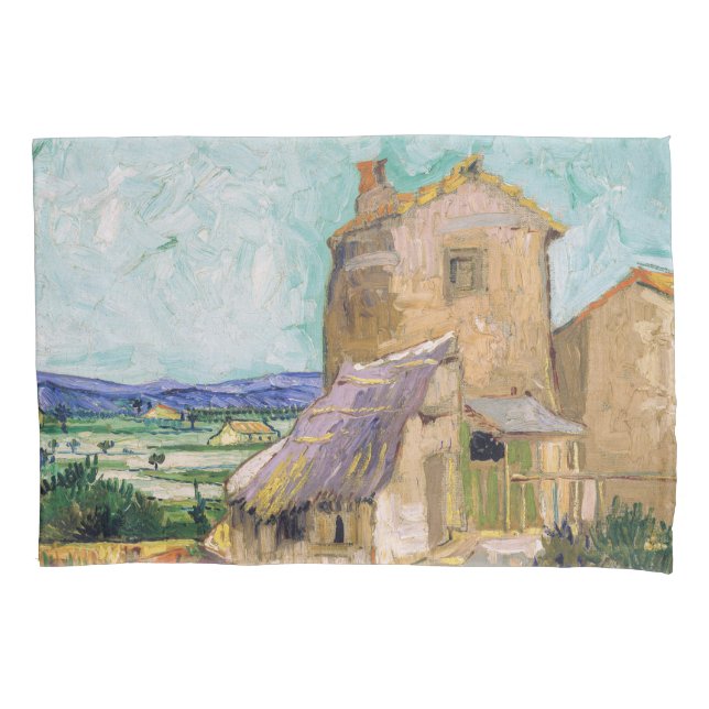 Vincent van Gogh - Die alte Mühle Kissenbezug (Vorderseite)