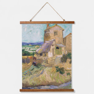 Vincent van Gogh - Die alte Mühle Wandteppich Mit Holzrahmen