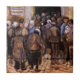 Vincent Van Gogh - Die Armen und das Geld - schöne Fliese